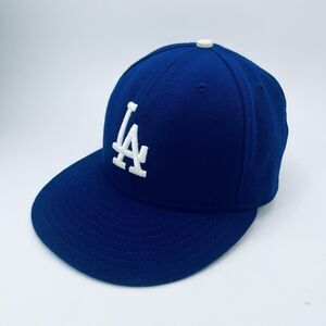Los Angeles Dodgers New Era 59FIFTY Fitted Hat 7 1/8 - Royal Blue